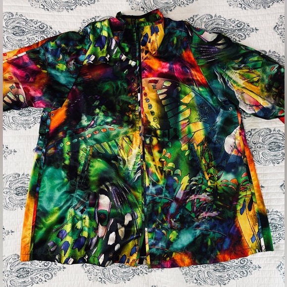 Marylou Osbolt Sloer Fibre Arts Jacket size 2 wearable art - Picture 3 of 10